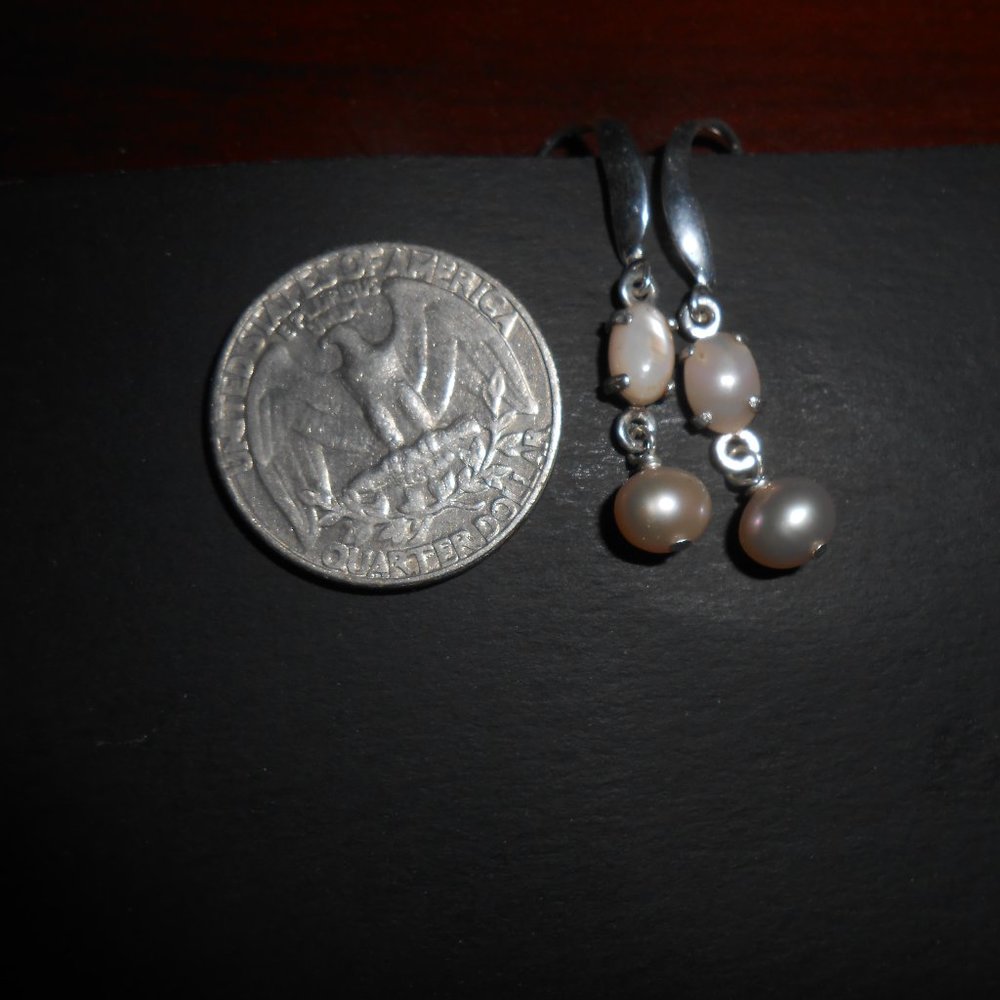 handmade 925 sterling silver pink moonstone pearl
